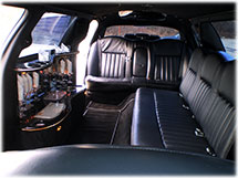 10 Passenger Limo Inside