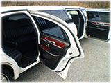 Wedding Limo with Open Doors